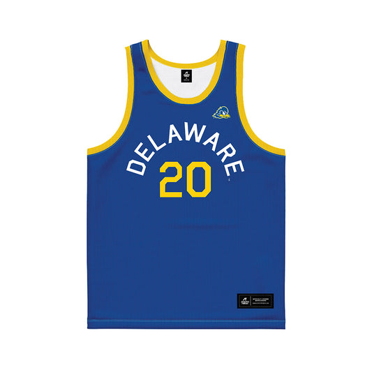 Delaware - NCAA Men's Basketball : Alex Kazanecki - Hardwood Reissue Basketball Jersey-0