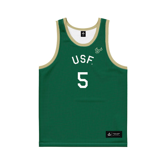 USF - NCAA Men's Basketball : Joseph Pinion - Hardwood Reissue Basketball Jersey-0