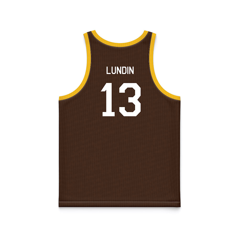 Wyoming - NCAA Women's Basketball : Karoline Lundin - Hardwood Reissue Basketball Jersey-1