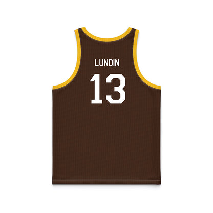 Wyoming - NCAA Women's Basketball : Karoline Lundin - Hardwood Reissue Basketball Jersey-1