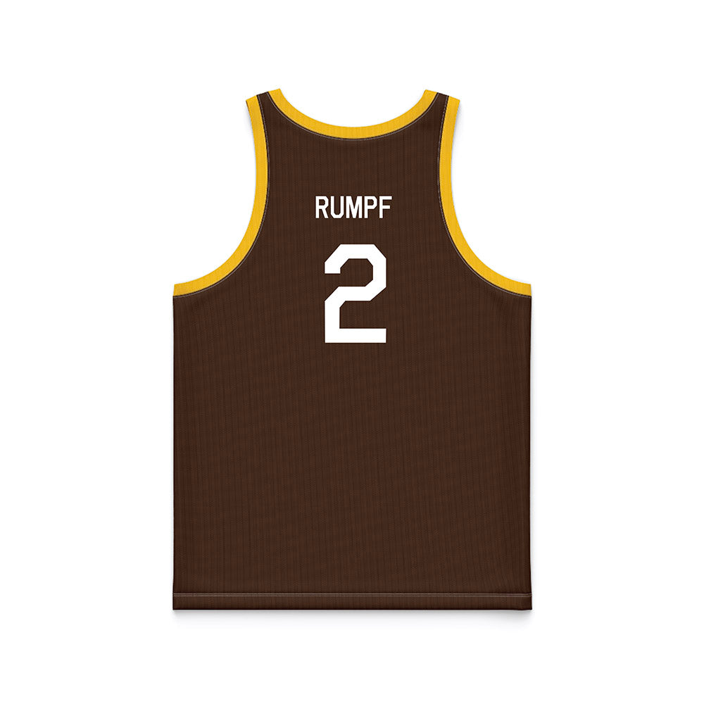 Wyoming - NCAA Women's Basketball : Jane Rumpf - Hardwood Reissue Basketball Jersey-1