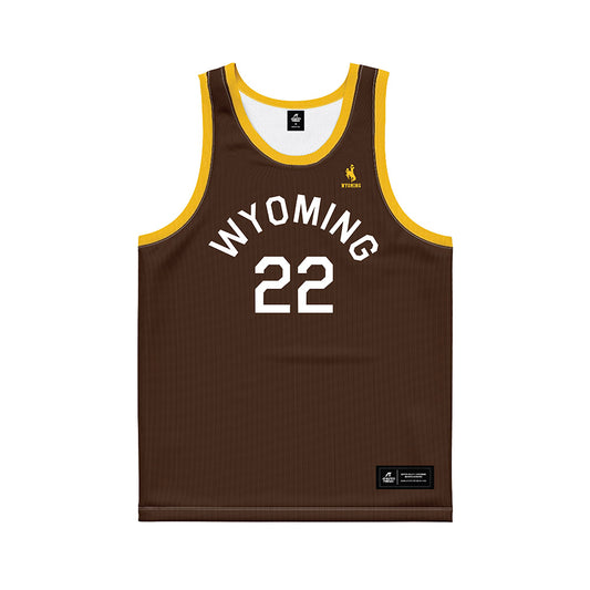 Wyoming - NCAA Women's Basketball : Peyton Wohlford - Hardwood Reissue Basketball Jersey-0