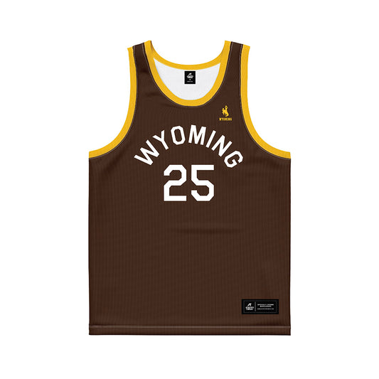 Wyoming - NCAA Women's Basketball : Mikyn Hamlin - Hardwood Reissue Basketball Jersey-0