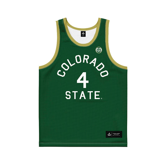 Colorado State - NCAA Women's Basketball : Allie Roden - Hardwood Reissue Basketball Jersey-0
