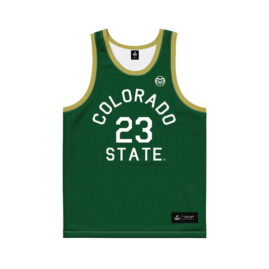 Colorado State - NCAA Men's Basketball : Nikola Djapa - Hardwood Reissue Basketball Jersey-0