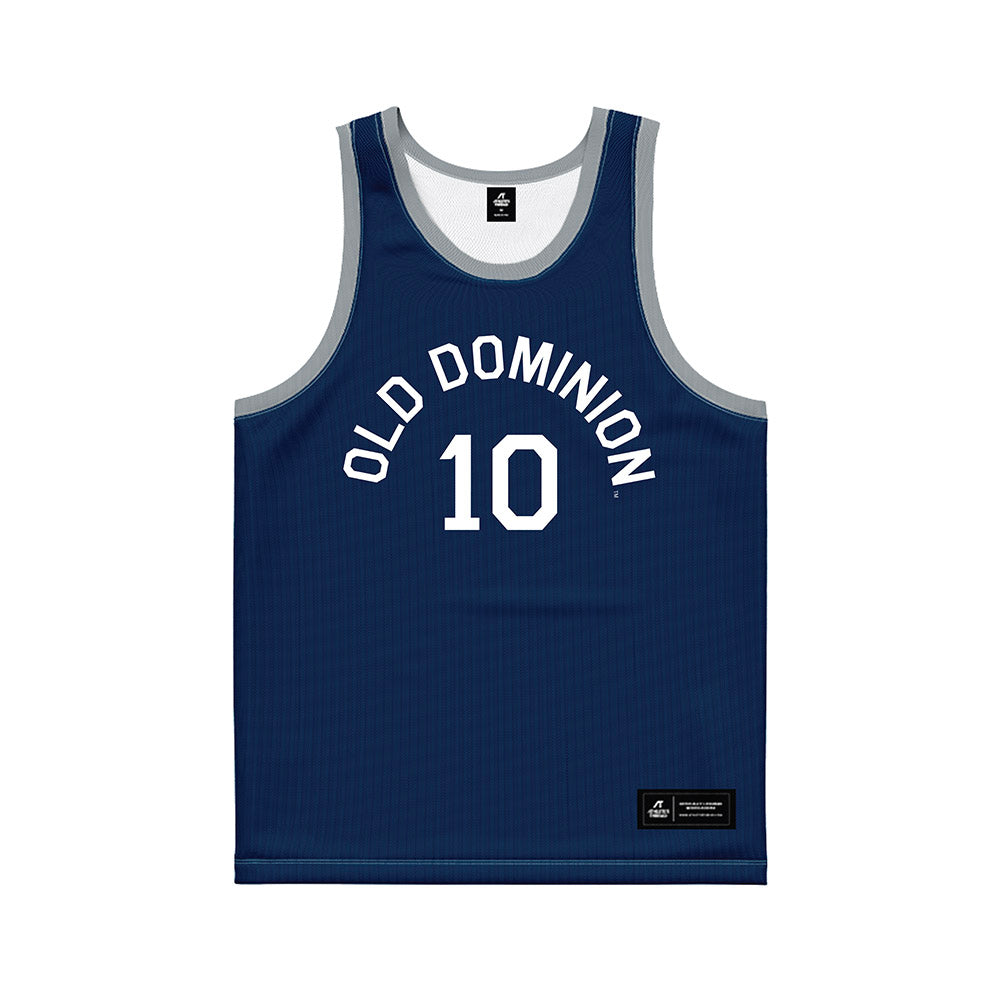 Old Dominion - NCAA Men's Basketball : Elijah Flowers - Hardwood Reissue Basketball Jersey-0