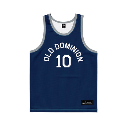 Old Dominion - NCAA Men's Basketball : Elijah Flowers - Hardwood Reissue Basketball Jersey-0