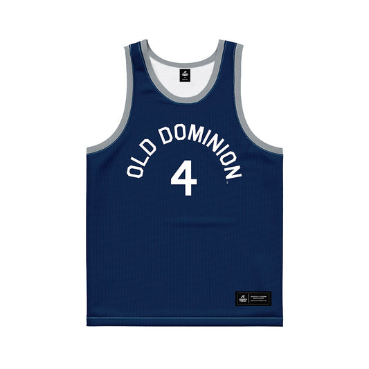 Old Dominion - NCAA Men's Basketball : Robert Davis Jr - Hardwood Reissue Basketball Jersey-0