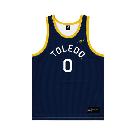 Toledo - NCAA Men's Basketball : Toby Nwokolo - Hardwood Reissue Basketball Jersey-0