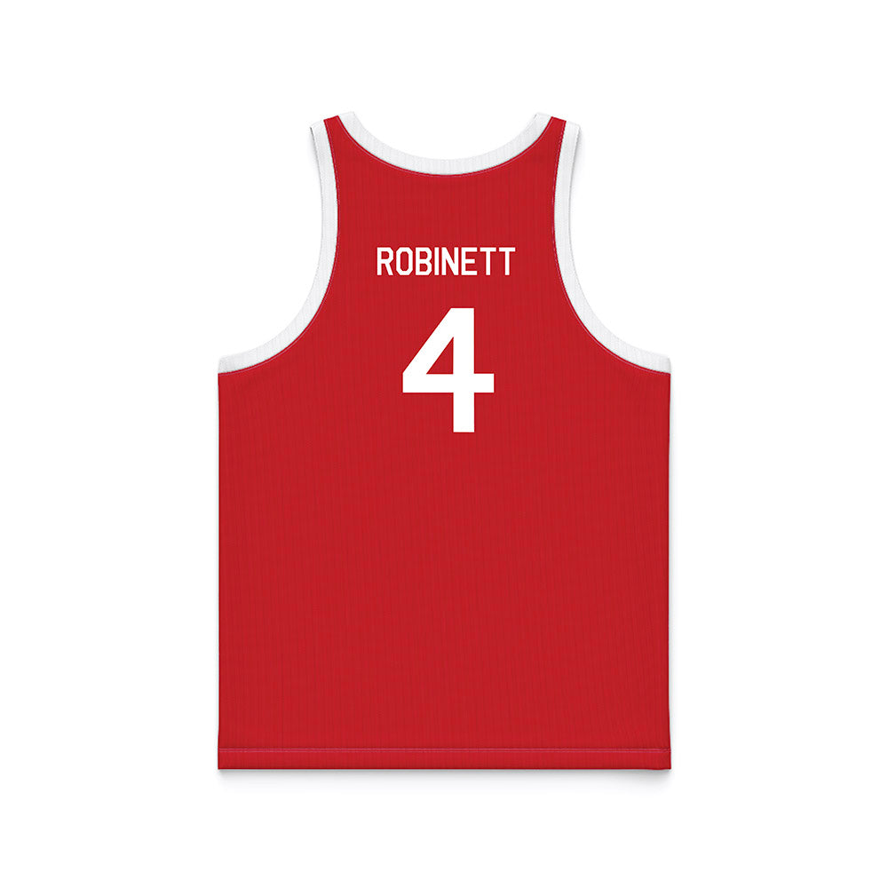 Youngstown State - NCAA Men's Basketball : Tyler Robinett - Hardwood Reissue Basketball Jersey-1