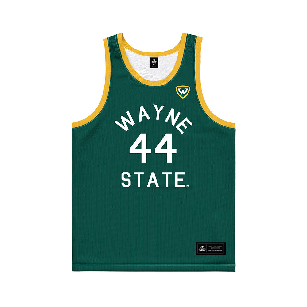 Wayne State - NCAA Men's Basketball : Braylon Mannan - Hardwood Reissue Basketball Jersey-0