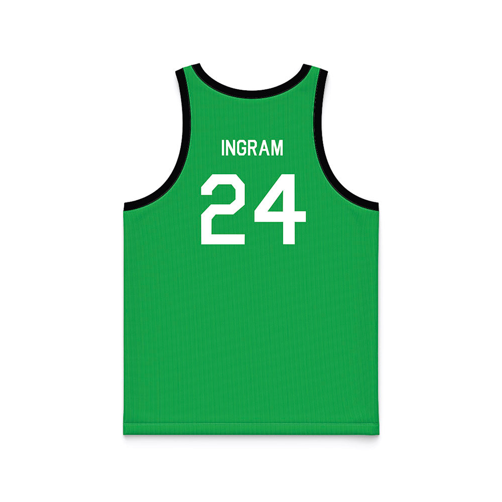 Marshall - NCAA Women's Basketball : Kassie Ingram - Hardwood Reissue Basketball Jersey-1
