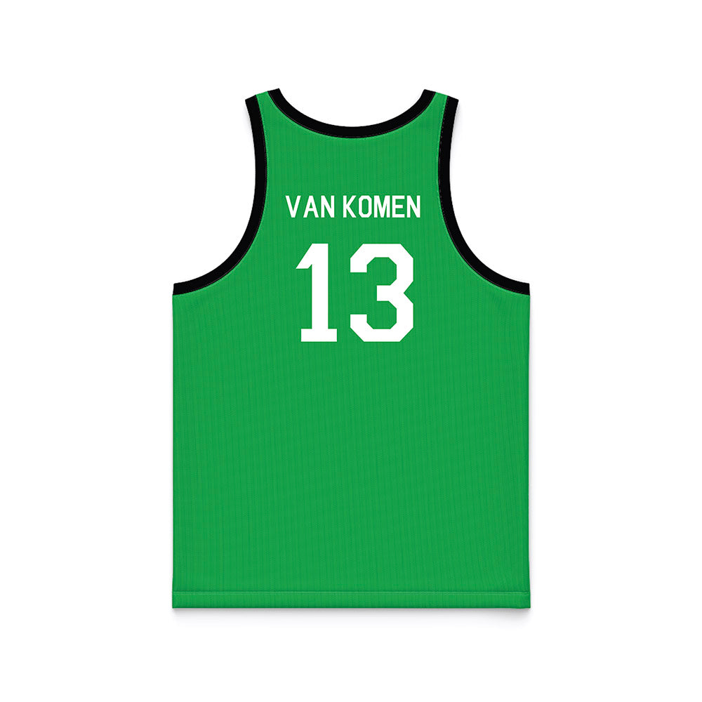 Marshall - NCAA Men's Basketball : Matthew Van Komen - Hardwood Reissue Basketball Jersey-1