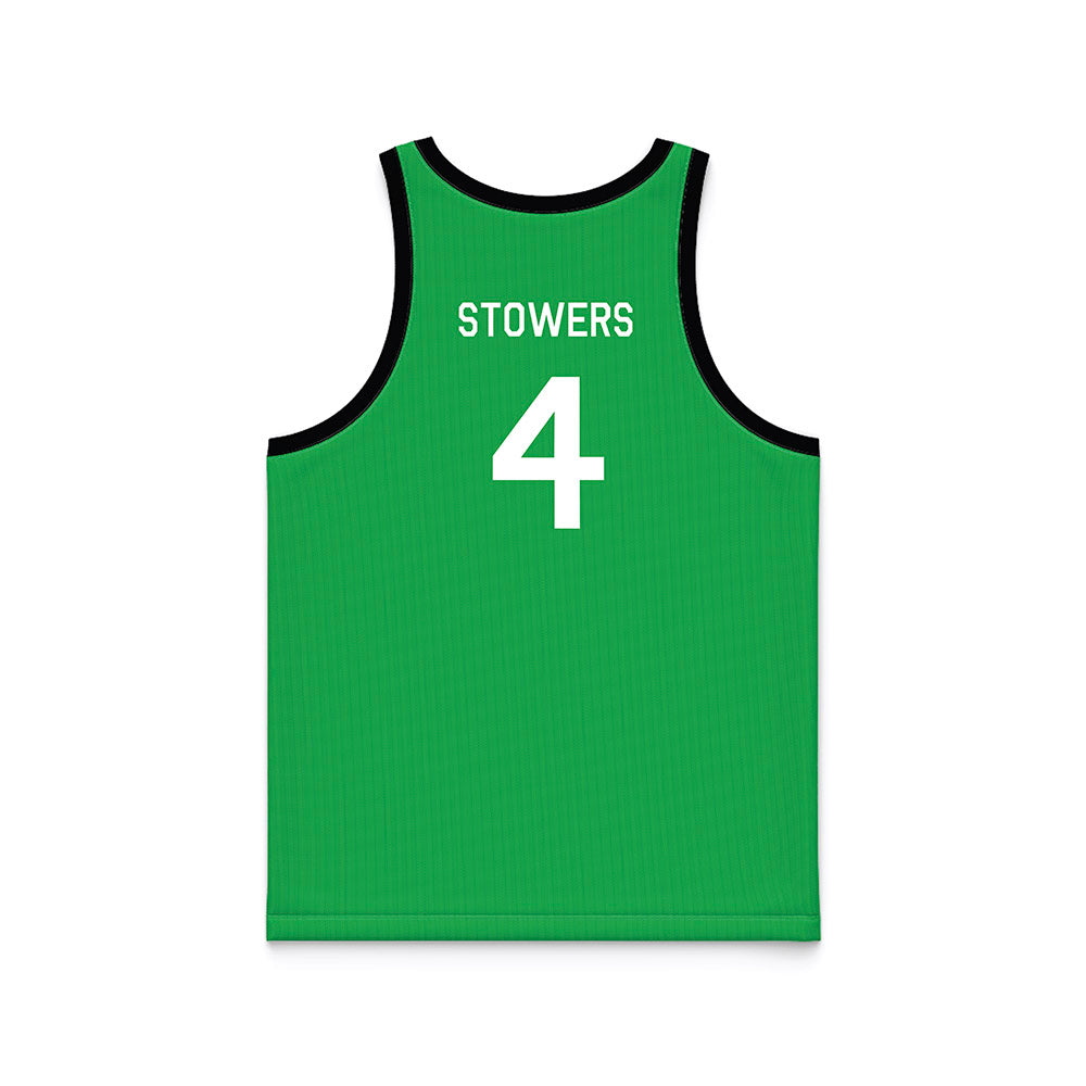 Marshall - NCAA Women's Basketball : Zenthia Stowers - Hardwood Reissue Basketball Jersey-1