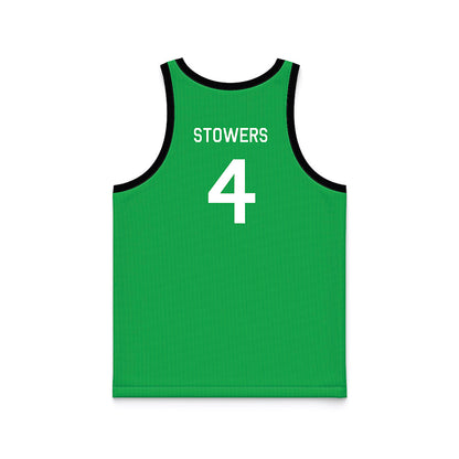 Marshall - NCAA Women's Basketball : Zenthia Stowers - Hardwood Reissue Basketball Jersey-1