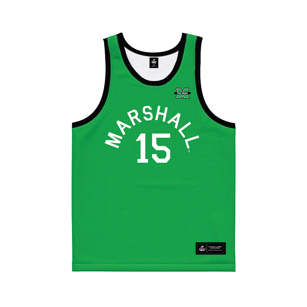 Marshall - NCAA Women's Basketball : Nikiah Chesterfield - Hardwood Reissue Basketball Jersey-0