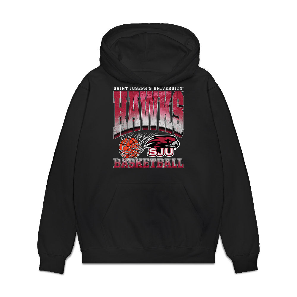 St. Joe's - NCAA Women's Basketball : Kaylie Griffin - Vintage Basketball Premium Hooded Sweatshirt-0