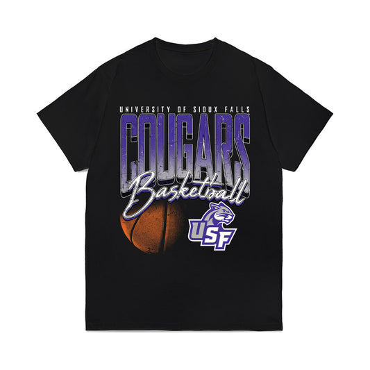 Sioux Falls - NCAA Men's Basketball : Taylen Ashley - Vintage Basketball Comfort Colors T-Shirt-0