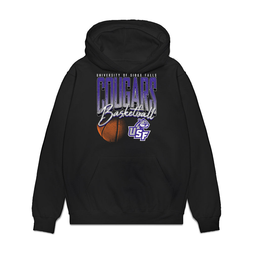 Sioux Falls - NCAA Men's Basketball : Kyle Ingwerson - Vintage Basketball Premium Hooded Sweatshirt-0