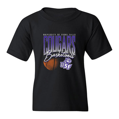 Sioux Falls - NCAA Men's Basketball : Jacoby Mehrman - Vintage Basketball Youth T-Shirt-0