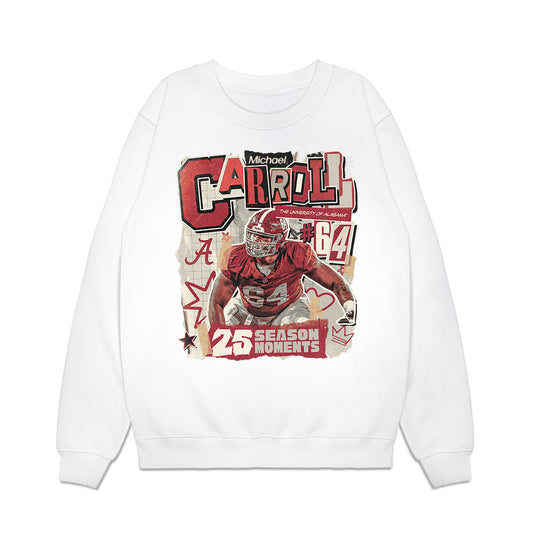 Alabama - NCAA Football : Michael Carroll - Individual Caricature Premium Crewneck Sweatshirt-0