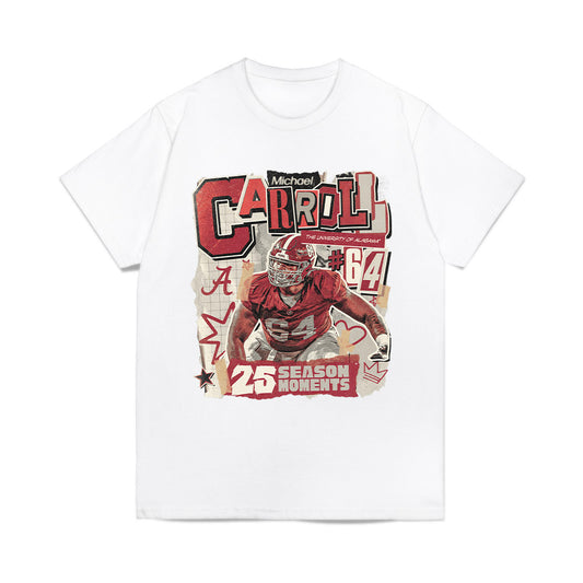 Alabama - NCAA Football : Michael Carroll - Individual Caricature Comfort Colors T-Shirt-0
