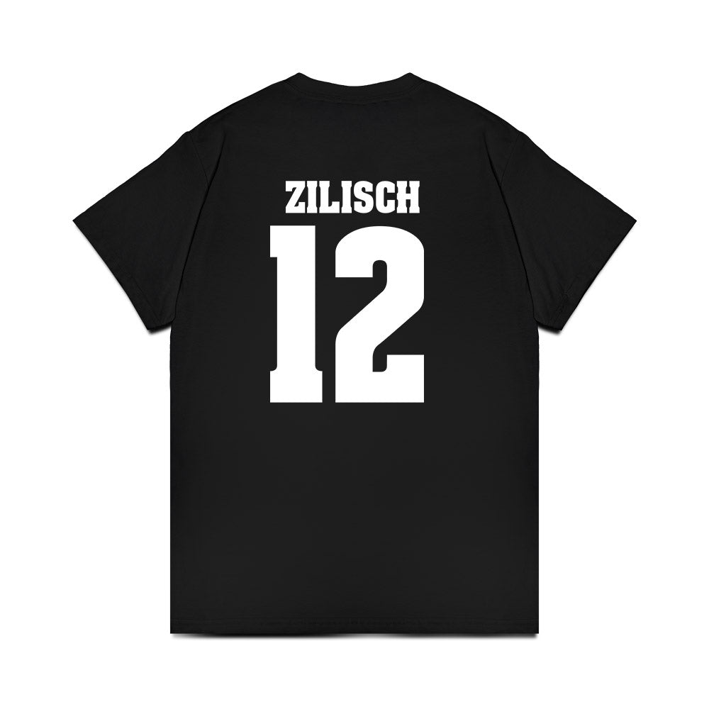 Wisconsin - NCAA Women's Ice Hockey : McKayla Zilisch - Vintage Hockey Comfort Colors T-Shirt-1