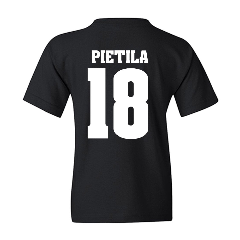 Wisconsin - NCAA Men's Ice Hockey : Adam Pietila - Vintage Hockey Youth T-Shirt-1