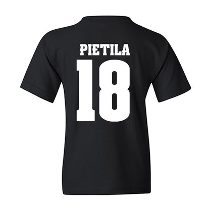 Wisconsin - NCAA Men's Ice Hockey : Adam Pietila - Vintage Hockey Youth T-Shirt-1