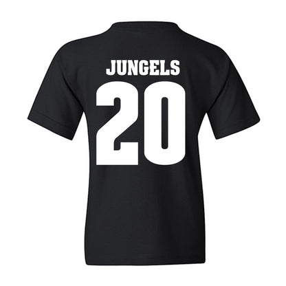 Wisconsin - NCAA Women's Ice Hockey : Vivian Jungels - Vintage Hockey Youth T-Shirt-1