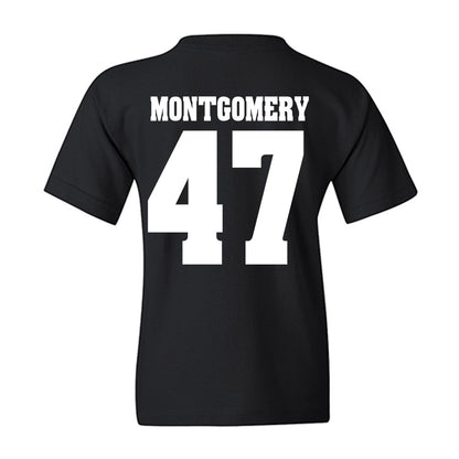 Wisconsin - NCAA Men's Ice Hockey : Blake Montgomery - Vintage Hockey Youth T-Shirt-1