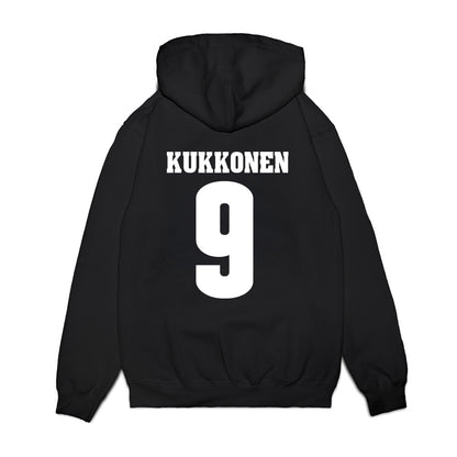 Wisconsin - NCAA Men's Ice Hockey : Kyle Kukkonen - Vintage Hockey Premium Hooded Sweatshirt-1