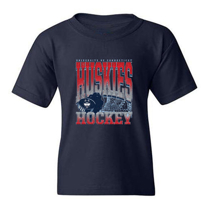 UConn - NCAA Men's Ice Hockey : Jake Richard - Vintage Youth T-Shirt-0