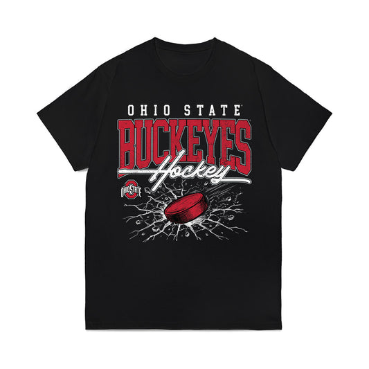 Ohio State - NCAA Women's Ice Hockey : Jenna Raunio - Vintage Shersey Comfort Colors T-Shirt-0