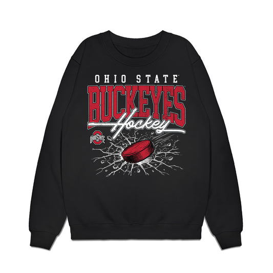 Ohio State - NCAA Women's Ice Hockey : Jenna Raunio - Vintage Shersey Premium Crewneck Sweatshirt-0