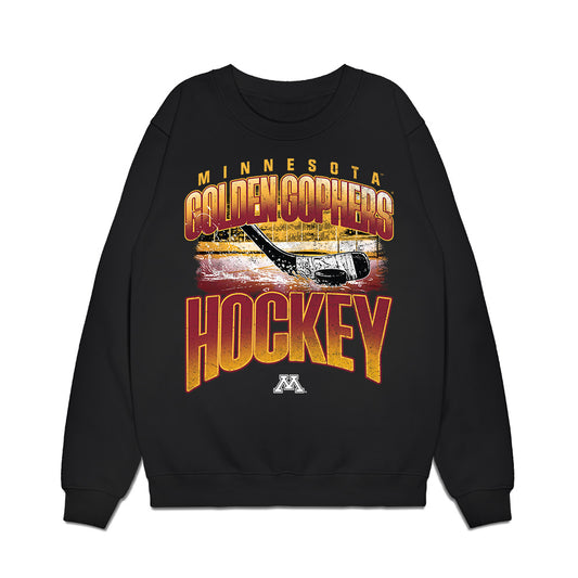 Minnesota - NCAA Men's Ice Hockey : Luca Di Pasquo - Vintage Shersey Premium Crewneck Sweatshirt-0