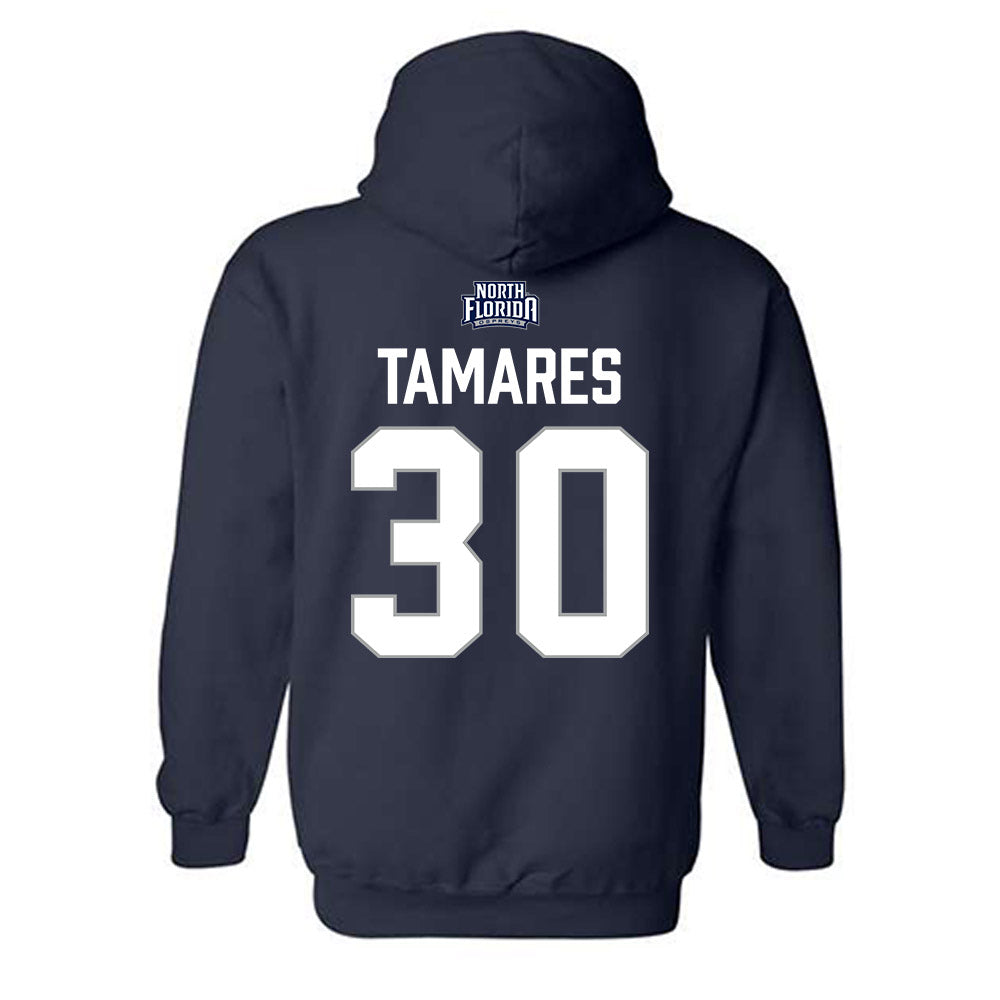 UNF - NCAA Women's Soccer : Taylor Tamares - Classic Shersey Hooded Sweatshirt-1