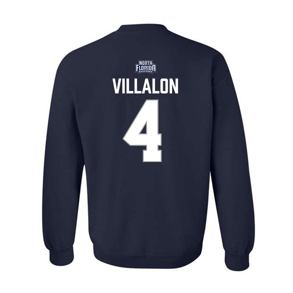 UNF - NCAA Beach Volleyball : Natalie Villalon - Classic Shersey Crewneck Sweatshirt-1