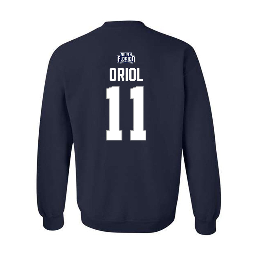 UNF - NCAA Men's Basketball : Kamrin Oriol - Classic Shersey Crewneck Sweatshirt-1