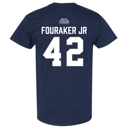 UNF - NCAA Baseball : Eric Fouraker Jr - Classic Shersey T-Shirt-1