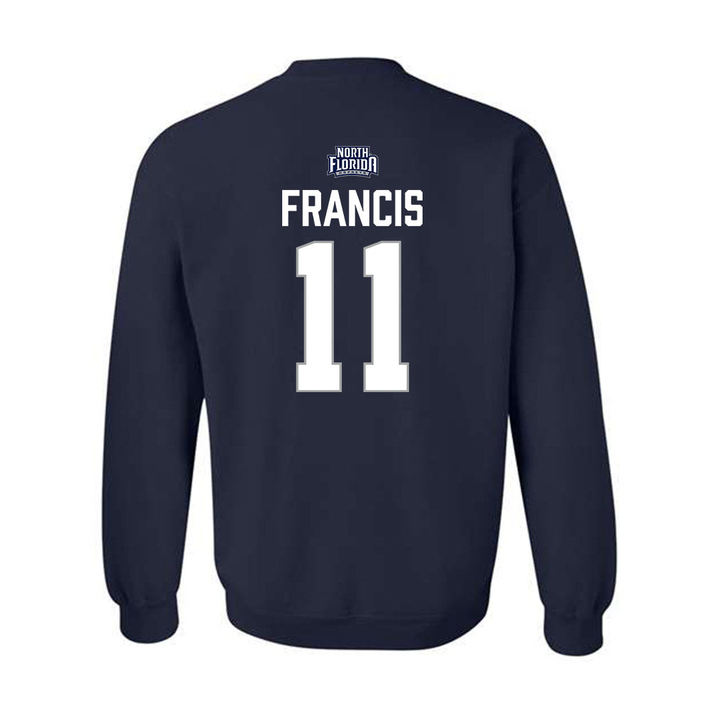 UNF - NCAA Women's Volleyball : Yarimar Francis - Classic Shersey Crewneck Sweatshirt-1