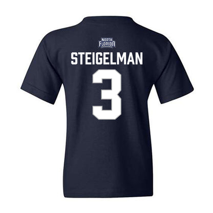 UNF - NCAA Men's Soccer : Herbie Steigelman - Classic Shersey Youth T-Shirt-1