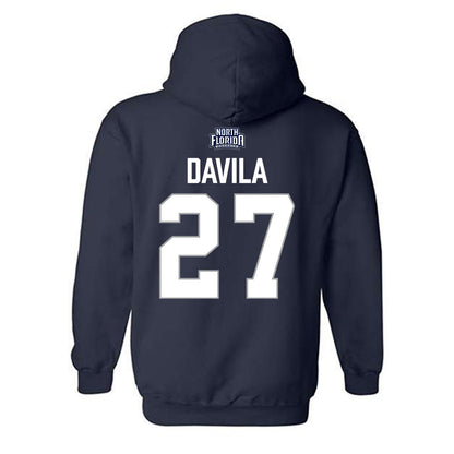 UNF - NCAA Softball : Hannah Davila - Classic Shersey Hooded Sweatshirt-1