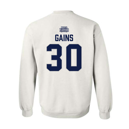 UNF - NCAA Men's Soccer : Austin Gains - Classic Shersey Crewneck Sweatshirt-1