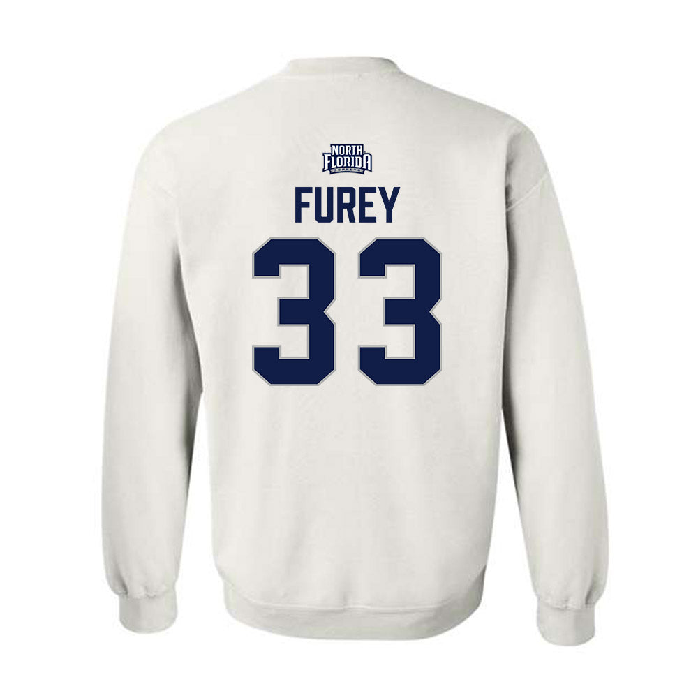 UNF - NCAA Baseball : Ryan Furey - Classic Shersey Crewneck Sweatshirt-1