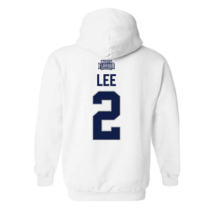 UNF - NCAA Men's Basketball : Mason Lee - Classic Shersey Hooded Sweatshirt-1