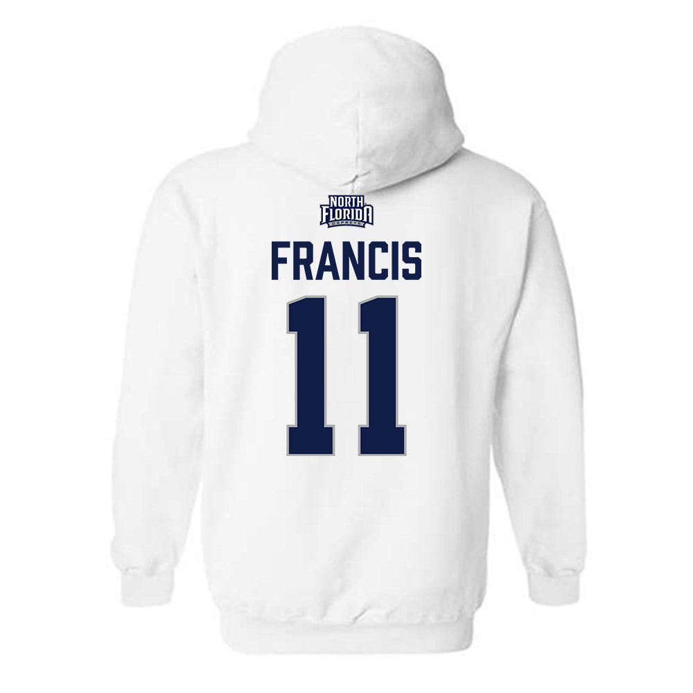 UNF - NCAA Women's Volleyball : Yarimar Francis - Classic Shersey Hooded Sweatshirt-1