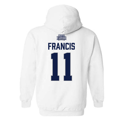 UNF - NCAA Women's Volleyball : Yarimar Francis - Classic Shersey Hooded Sweatshirt-1