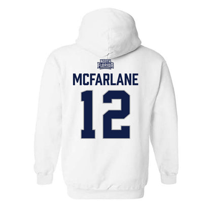 UNF - NCAA Men's Soccer : Michael McFarlane - Classic Shersey Hooded Sweatshirt-1