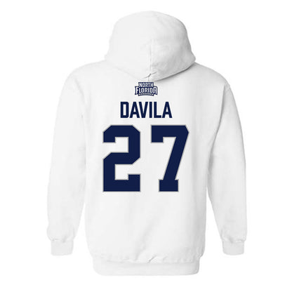 UNF - NCAA Softball : Hannah Davila - Classic Shersey Hooded Sweatshirt-1